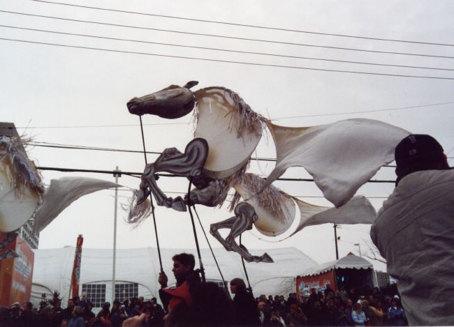 Parade (of the puppets used in the opening cermonies)
