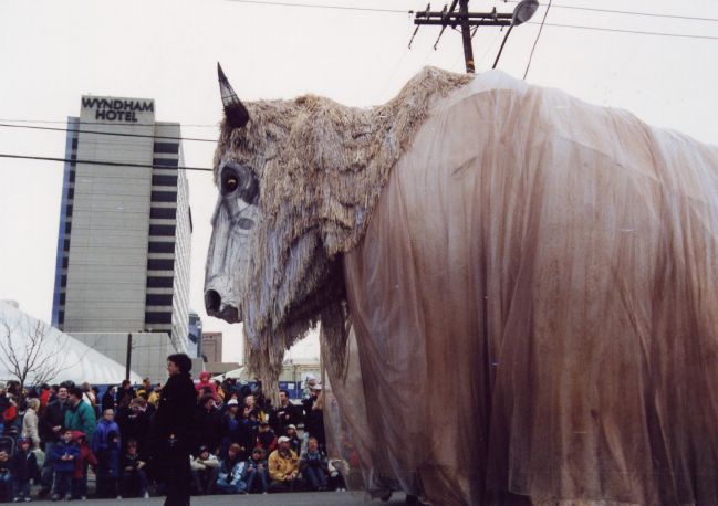 Parade (of the puppets used in the opening cermonies)