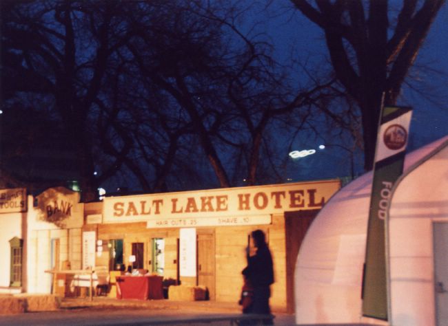 downtown SLC (rings on the mountain)