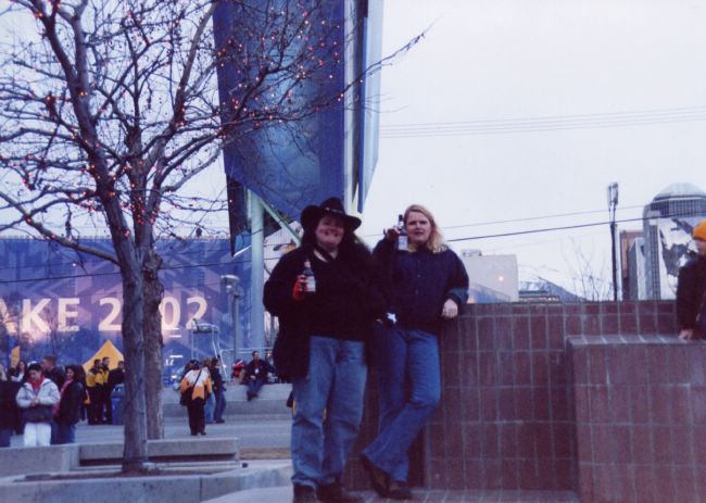 Me and Toni - Budweiser in the middle of downtown SLC (still 3.2)